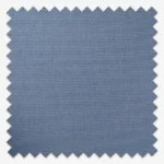 Close-up swatch of textured blue woven fabric