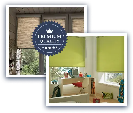 Opaque blackout blinds blocking light