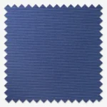 Swatch of textured navy blue polyester blind fabric