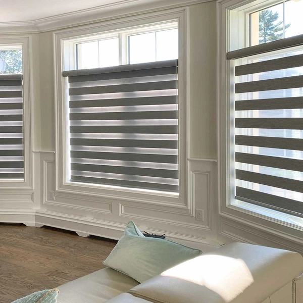 Zebra blackout blinds