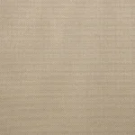 close-up showing the fine, woven texture of the latte-colored blackout fabric.